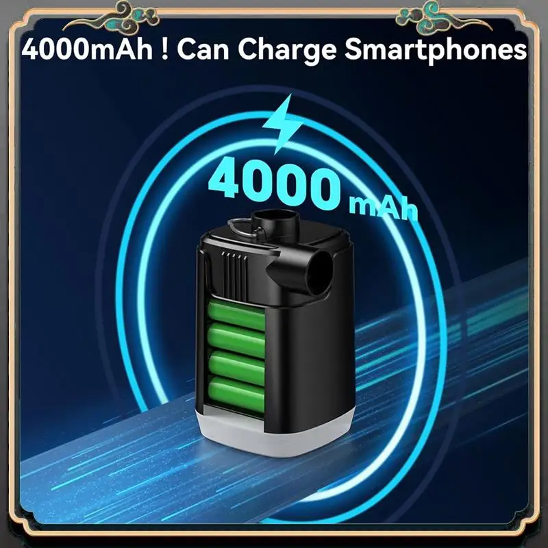 Premium Portable Mini Air Pump For Inflatables:Build In 4000Mah Battery Rechargeable, 2 Inflation Mode Stronger/Normal
Premium Portable Mini Air Pump For Inflatables:Build In 4000Mah Battery Rechargeable, 2 Inflation Mode Stronger/Normal