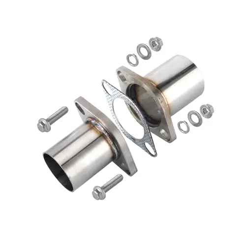 Stainless Steel 2.5 Inch Exhaust Repair Flange Pipe Assembly With Gasket, Bolts, Nuts For Fast Weld-On Fix
Stainless Steel 2.5 Inch Exhaust Repair Flange Pipe Assembly With Gasket, Bolts, Nuts For Fast Weld-On Fix