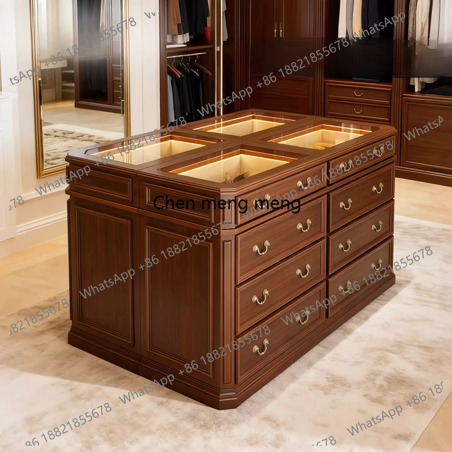 Solid wood retro, cloakroom locker Nakajima, bedroom display cabinet
Solid wood retro, cloakroom locker Nakajima, bedroom display cabinet