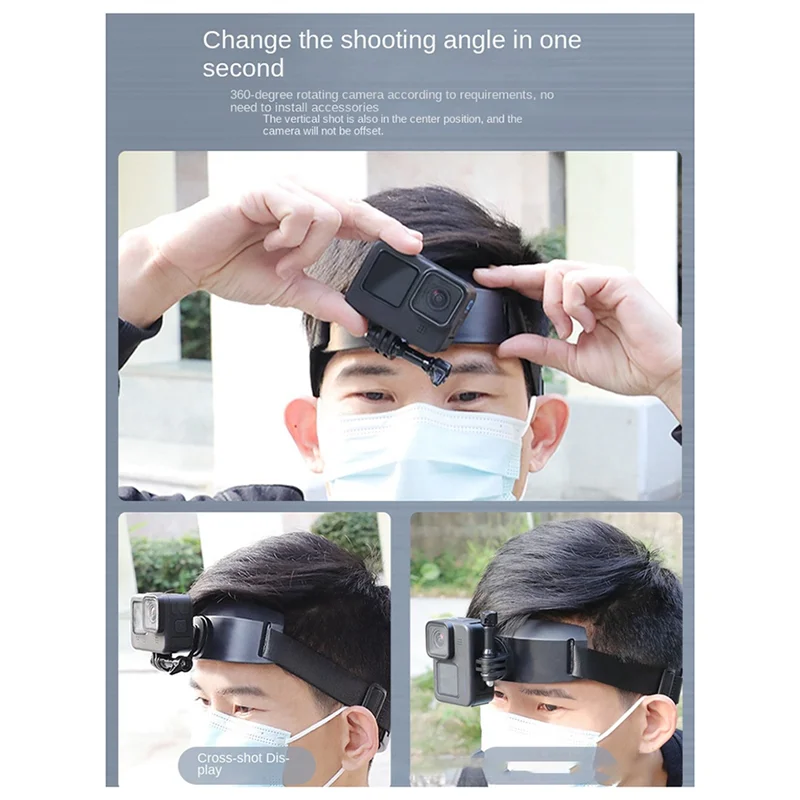 IDUD Head Mount Bracket For Gopro 11/10/9/8 Action Camera Mobile Phone Rotation Mount Headband Bracket Accessories
IDUD Head Mount Bracket For Gopro 11/10/9/8 Action Camera Mobile Phone Rotation Mount Headband Bracket Accessories
