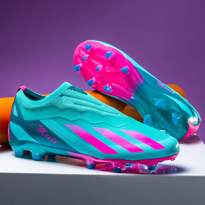 New Men's Football Boots, Professional Football Shoes, Fg Long Spikes, Tf Broken Nails, Student Adults, No Laces, Ultra-Light Training Shoes, Comfortable and Durable
New Men's Football Boots, Professional Football Shoes, Fg Long Spikes, Tf Broken Nails, Student Adults, No Laces, Ultra-Light Training Shoes, Comfortable and Durable