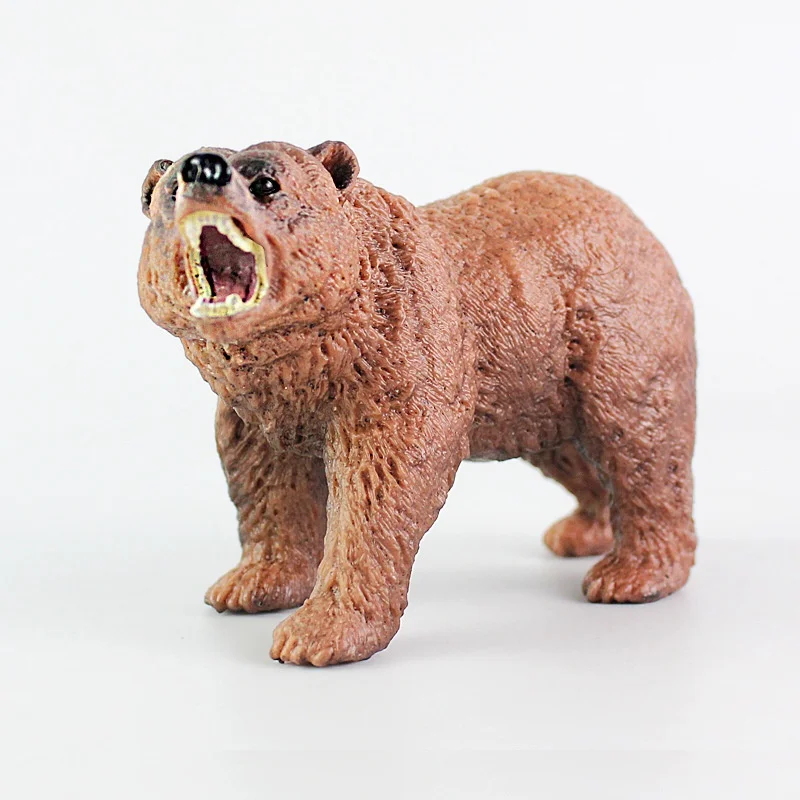 Simulation wildlife model brown bear bear plastic solid static children's toy decoration gift
Simulation wildlife model brown bear bear plastic solid static children's toy decoration gift