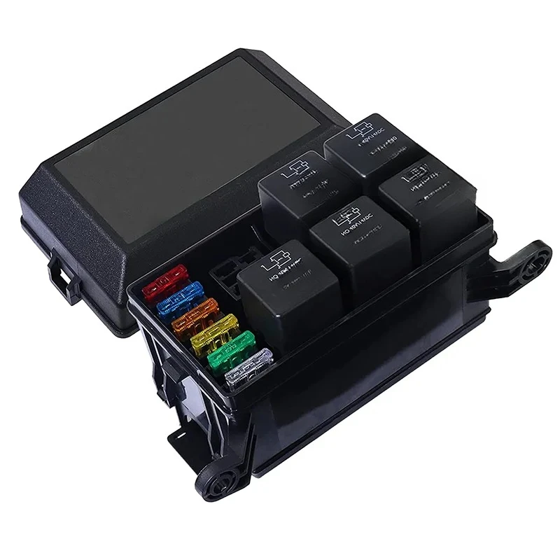 Electrical Relay Holder Fuse Box 6way Blade Auto Fuse Relay Box Pre-wired Auto Fuse and Bay Auto 12v Relay Box
Electrical Relay Holder Fuse Box 6way Blade Auto Fuse Relay Box Pre-wired Auto Fuse and Bay Auto 12v Relay Box