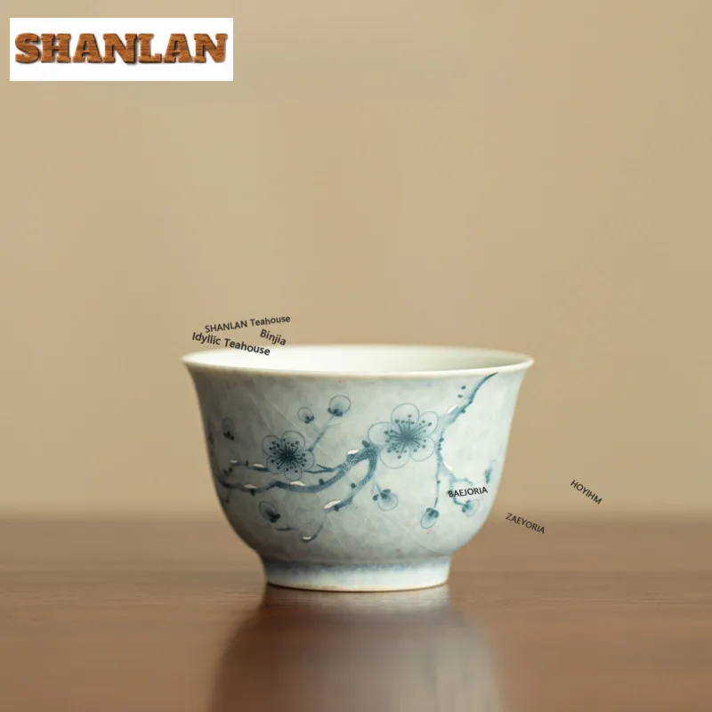 90ml Soda Ware Plum Blossom Teacup Ancient Tea Bowl Cup For Tea Tea-tasting Personal Cup Jianzhan Master Cups Household Cafes
90ml Soda Ware Plum Blossom Teacup Ancient Tea Bowl Cup For Tea Tea-tasting Personal Cup Jianzhan Master Cups Household Cafes