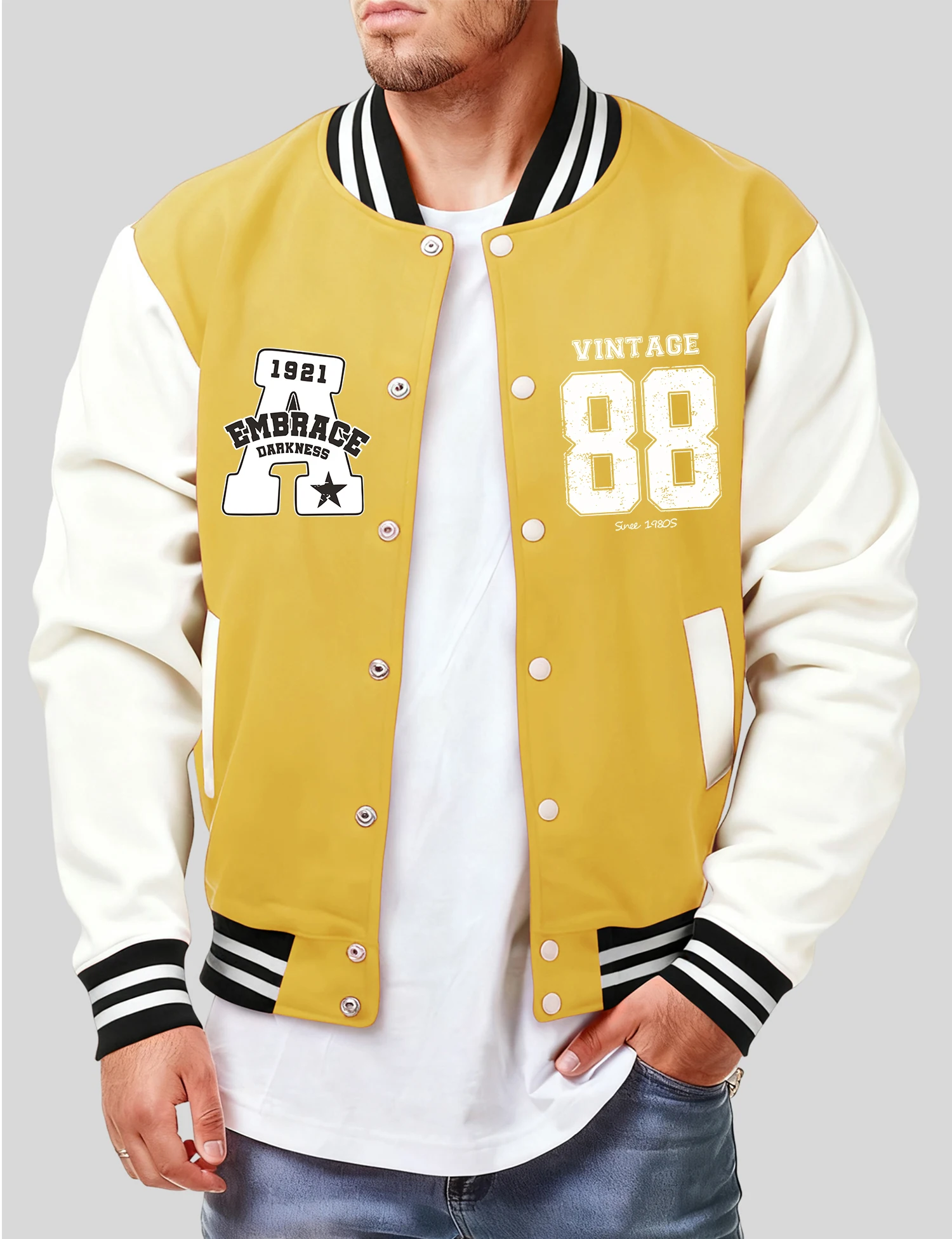 Мужская бейсбольная майка Embrace Vint Age 88, повседневная удобная уличная одежда, американский осенний топ, винтажная одежда унисекс
Мужская бейсбольная майка Embrace Vint Age 88, повседневная удобная уличная одежда, американский осенний топ, винтажная одежда унисекс