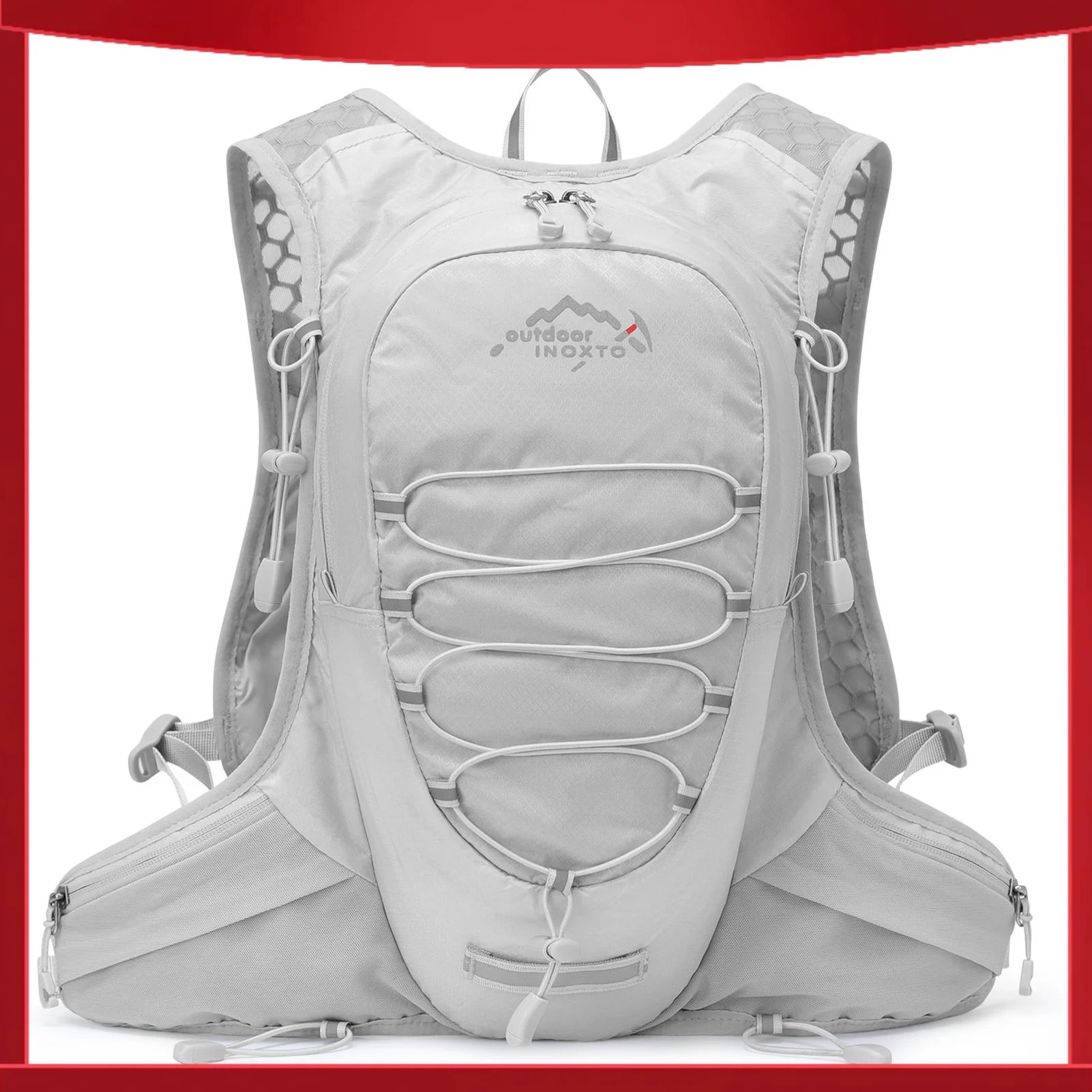 12L Cycle Hydration Backpack Lightweight Riding Vest Pack Backpack for Outdoor Running Camping Hiking Mountaineering
12L Cycle Hydration Backpack Lightweight Riding Vest Pack Backpack for Outdoor Running Camping Hiking Mountaineering