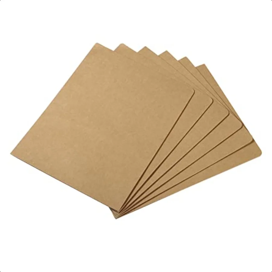 6 Pack 2Pocket Folders Paper Pocket Folder Letter Size Document Pockets for Office Brown A4
6 Pack 2Pocket Folders Paper Pocket Folder Letter Size Document Pockets for Office Brown A4