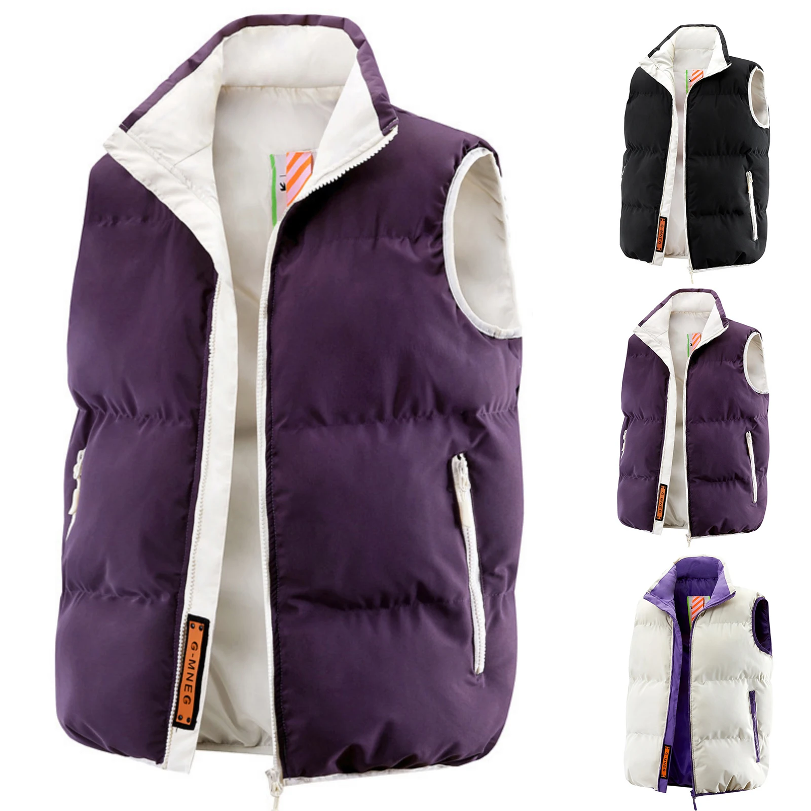 Men'S Vest Solid Color Zip Up Vest Stand Collar Sleeveless Outdoor Casual Warm Vest Jacket Hiking Vests Waistcoats Clothing
Men'S Vest Solid Color Zip Up Vest Stand Collar Sleeveless Outdoor Casual Warm Vest Jacket Hiking Vests Waistcoats Clothing