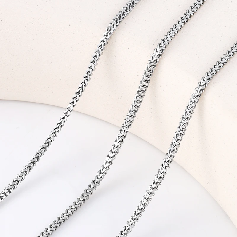 1Meter Stainless Steel 2mm Chain for Handmade DIY Necklace Bracelets Jewelry Making Materials Accessories Crafting Supplies
1Meter Stainless Steel 2mm Chain for Handmade DIY Necklace Bracelets Jewelry Making Materials Accessories Crafting Supplies