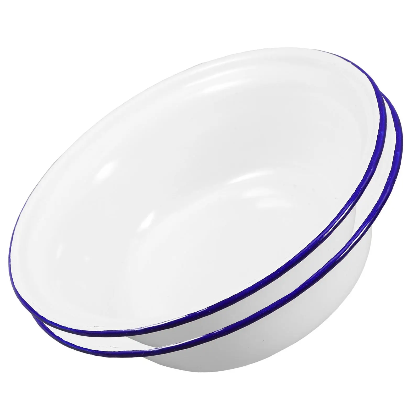 2 Pcs Ramen Bowl Enamel Home Soup Basin Simple Wash Enamelware White Creative Office
2 Pcs Ramen Bowl Enamel Home Soup Basin Simple Wash Enamelware White Creative Office