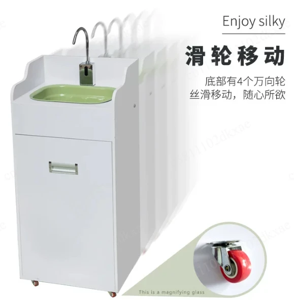 Mobile induction outdoor water storage sink installation-free cosmetic dental clinic contactless sink
Mobile induction outdoor water storage sink installation-free cosmetic dental clinic contactless sink