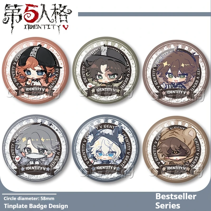Identity V Anime 58mm Laser Badge Cheerleader Prospector Prisoner Embalmer Night Watcher Seer Round Tinplate For Fans Collection
Identity V Anime 58mm Laser Badge Cheerleader Prospector Prisoner Embalmer Night Watcher Seer Round Tinplate For Fans Collection