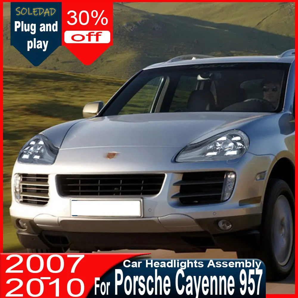 Car Headlights For Porsche Cayenne 957 Headlight 2007 2008 2009 2010 LED Laser Matrix Front Lamp DRL Auto Accessories Plug Play
Car Headlights For Porsche Cayenne 957 Headlight 2007 2008 2009 2010 LED Laser Matrix Front Lamp DRL Auto Accessories Plug Play
