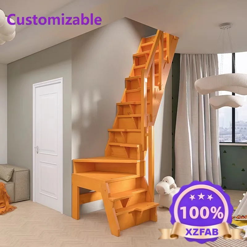 Factory Direct 2026 Top RatedIndoor furniture stairs household indoor small space small hole integral wooden ladder compartment
Factory Direct 2026 Top RatedIndoor furniture stairs household indoor small space small hole integral wooden ladder compartment