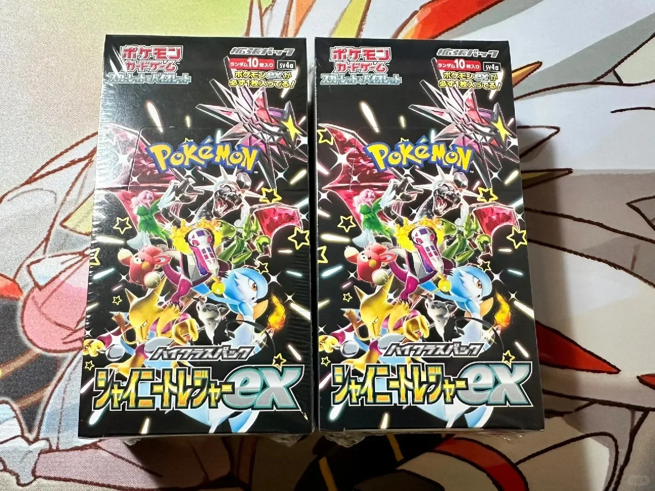 Оригинальный набор коллекционных карточек Pokemon Shining Treasures Ex Sv4a, редкая ограниченная серия, игрушка для коллекционирования
Оригинальный набор коллекционных карточек Pokemon Shining Treasures Ex Sv4a, редкая ограниченная серия, игрушка для коллекционирования