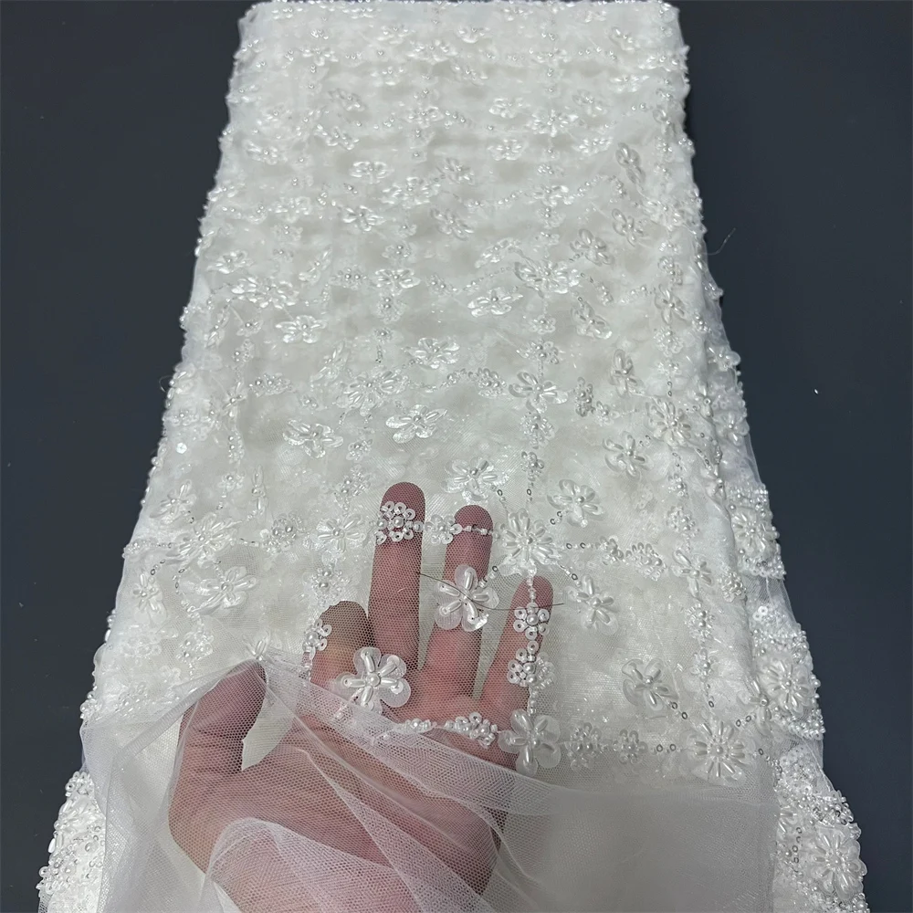 2025 African Nigerian High-Quality Sequins Tulle Lace Fabric for Prom Dresses Beads Embroidery Sewing Net Cloth 5Yard ZJ088
2025 African Nigerian High-Quality Sequins Tulle Lace Fabric for Prom Dresses Beads Embroidery Sewing Net Cloth 5Yard ZJ088