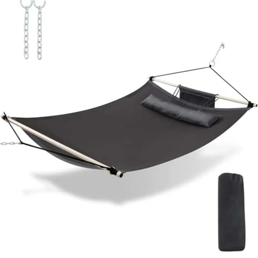 Anti-flip 12Feet Hammock Large Hammock 450LB Capacity with Iron Spreader Bar and Nylon Rope for Outside, Patio, Garden, Backyar
Anti-flip 12Feet Hammock Large Hammock 450LB Capacity with Iron Spreader Bar and Nylon Rope for Outside, Patio, Garden, Backyar