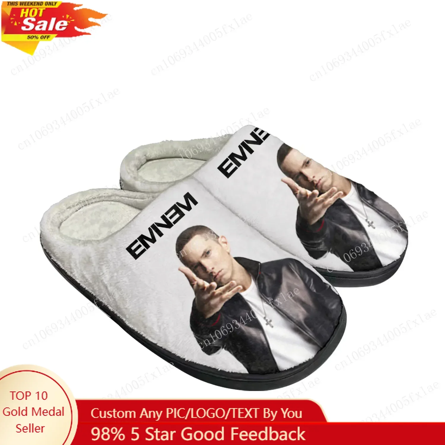 Eminem Hip Hop Rapper Music Popular Home Cotton Custom Slippers Mens Womens Sandals Plush Bedroom Keep Warm Shoe Thermal Slipper
Eminem Hip Hop Rapper Music Popular Home Cotton Custom Slippers Mens Womens Sandals Plush Bedroom Keep Warm Shoe Thermal Slipper