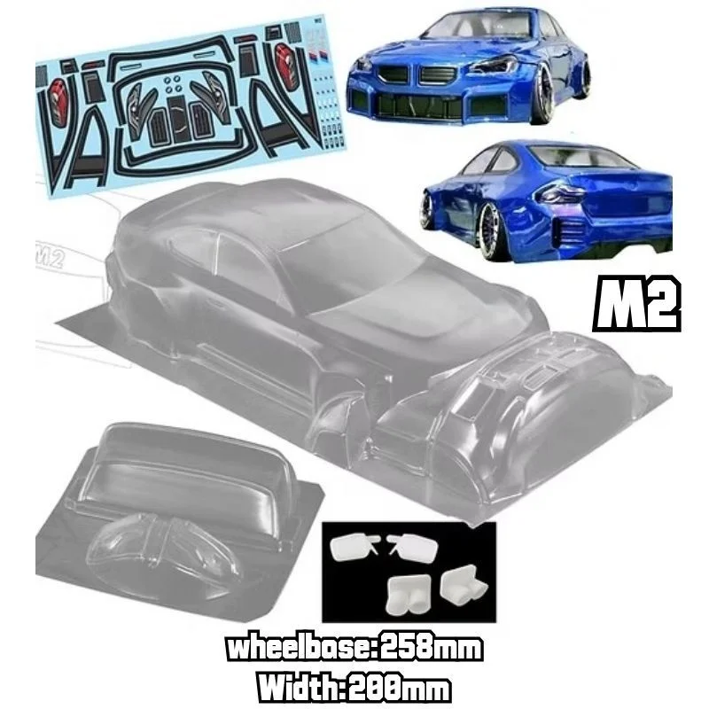 1/10 PC RC M2 Shell Body Width 200mm Lampshade Tail Wing Rearview Mir Transparent Shell Body For Touring Dirft Mst Yokomo Hpi
1/10 PC RC M2 Shell Body Width 200mm Lampshade Tail Wing Rearview Mir Transparent Shell Body For Touring Dirft Mst Yokomo Hpi