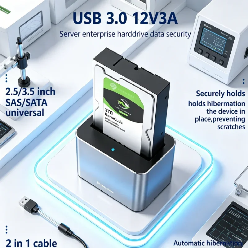 Hard Disk External Case HDD Caddy SATA HDD Box 2.5 3.5 Inch SAS SATA to USB 3.0 All In One Docking Station
Hard Disk External Case HDD Caddy SATA HDD Box 2.5 3.5 Inch SAS SATA to USB 3.0 All In One Docking Station