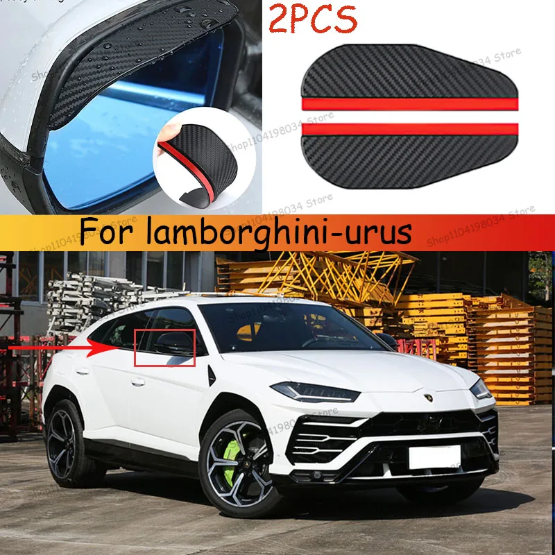 For lamborghini-urus Car 2PCS Carbon Fiber Sun Visor Shade Cover Car Rearview Mirror Rain Eyebrow Protector Clear Vision
For lamborghini-urus Car 2PCS Carbon Fiber Sun Visor Shade Cover Car Rearview Mirror Rain Eyebrow Protector Clear Vision