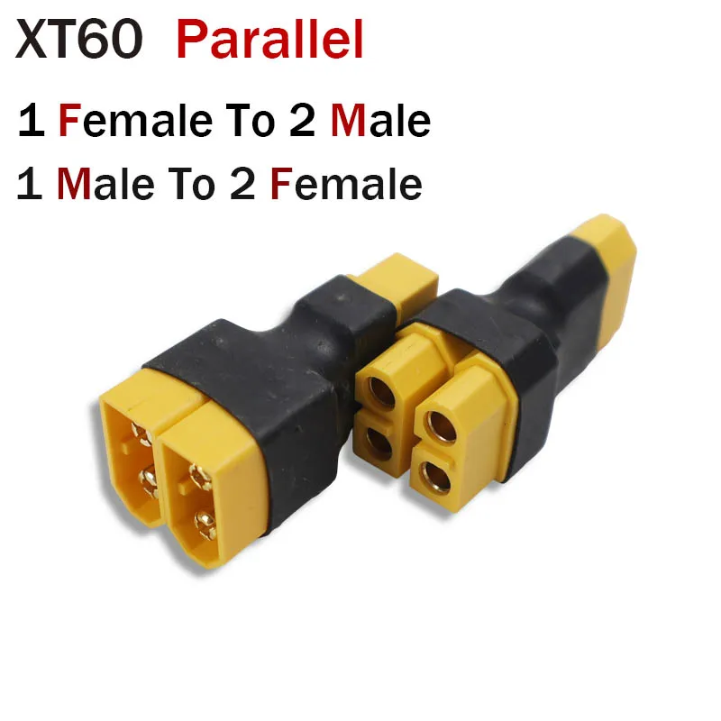 Plastic XT60 Male To XT60 Female DIY Accessories Parallel Adapter RC Parts Adapter Converter Replacement for Lithium Battery ESC
Plastic XT60 Male To XT60 Female DIY Accessories Parallel Adapter RC Parts Adapter Converter Replacement for Lithium Battery ESC