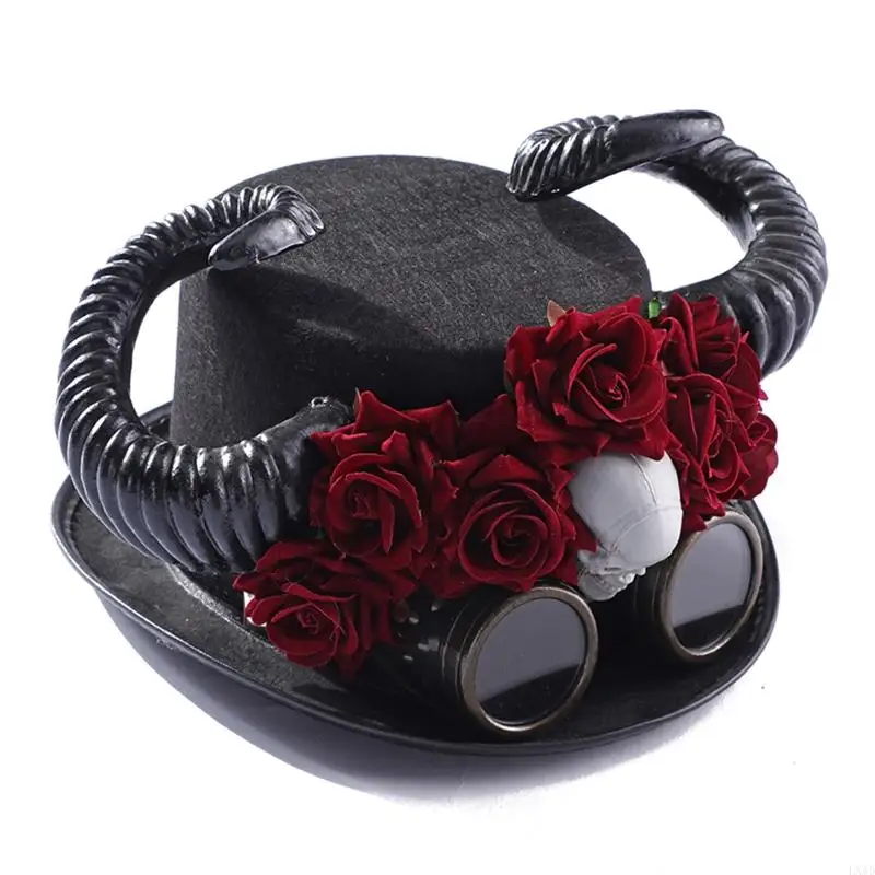 LXAD Steampunk Top Hat For Men With Goggles Gay Hat Bowler Top Hat Gay Party Performance Costume Carnival Nightclub
LXAD Steampunk Top Hat For Men With Goggles Gay Hat Bowler Top Hat Gay Party Performance Costume Carnival Nightclub