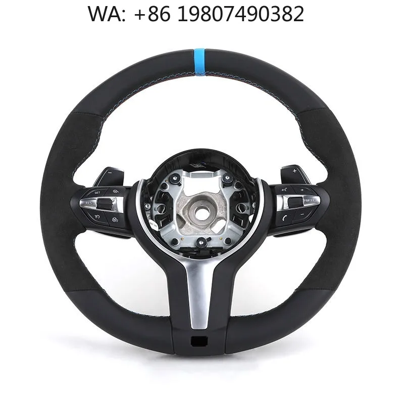 Black Alcantara Regular Sport Steering Wheel, Blue Label Decor Custom Parts Fit Popular Aftermarket Multi Chassis Vehicle Refit
Black Alcantara Regular Sport Steering Wheel, Blue Label Decor Custom Parts Fit Popular Aftermarket Multi Chassis Vehicle Refit