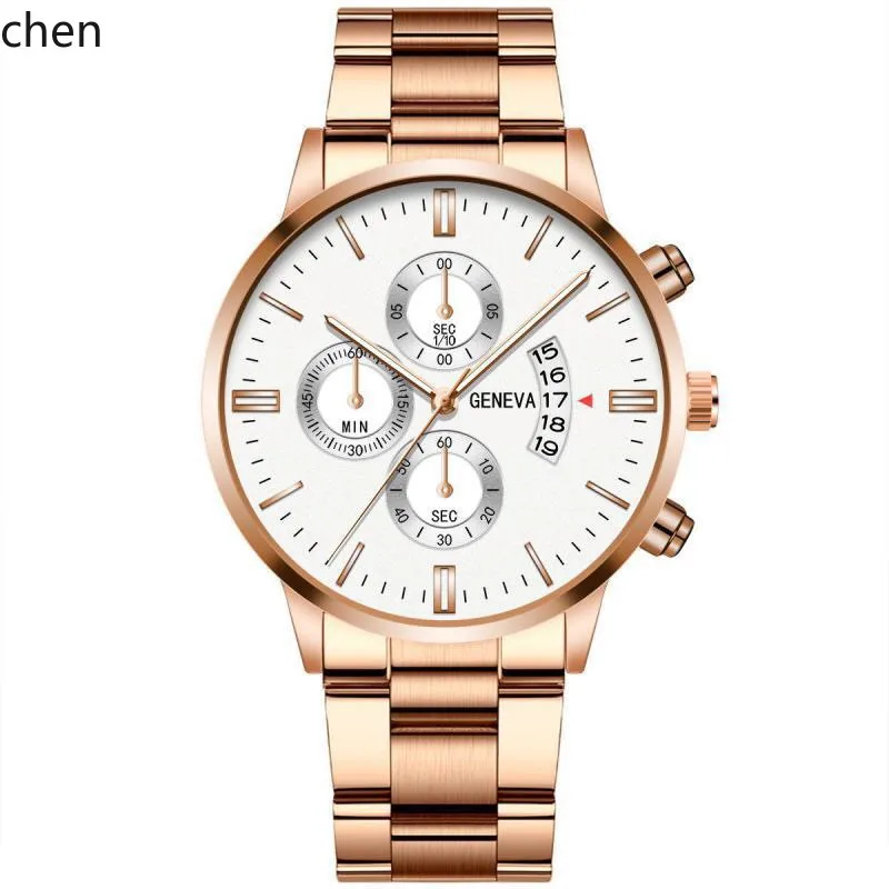 ZZ steel strap watch men's stainless steel strap three-eye calendar quartz watch
ZZ steel strap watch men's stainless steel strap three-eye calendar quartz watch