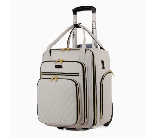 Women Underseat Carry On Rolling Luggage Bags Mommy Trolley Bags Women Rolling Laptop Bags Women Wheeled Briefcase with Wheels
Women Underseat Carry On Rolling Luggage Bags Mommy Trolley Bags Women Rolling Laptop Bags Women Wheeled Briefcase with Wheels