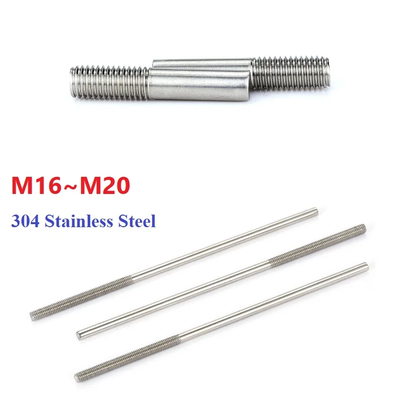 Single Head Bolts M16 M18 M20 Stud Extension Rod 304 Stainless Steel Half Thread Single Head Threaded Rods Screw Bolts
Single Head Bolts M16 M18 M20 Stud Extension Rod 304 Stainless Steel Half Thread Single Head Threaded Rods Screw Bolts