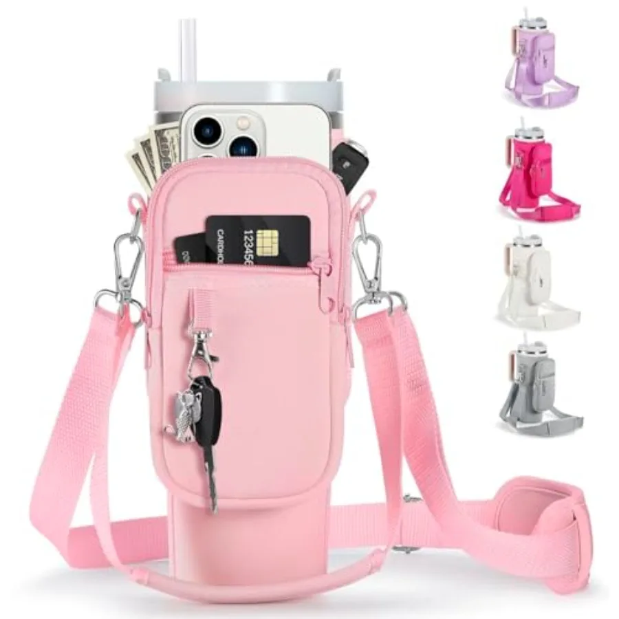 Water Bottle Carrier Bag for Stanley Cup 40/ with Phone Holder Pockets, Neoprene Water Bottle Cross-body Bag with Adjustable Sh
Water Bottle Carrier Bag for Stanley Cup 40/ with Phone Holder Pockets, Neoprene Water Bottle Cross-body Bag with Adjustable Sh