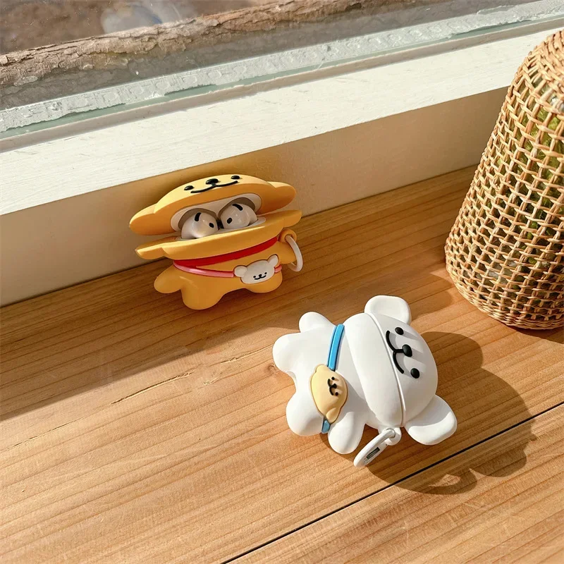 Cartoon Dog Friend Case for AirPods 4 Airpod 1 2 3 Pro Pro2 Bluetooth Earbuds Charging Box Protective Earphone Case Cover
Cartoon Dog Friend Case for AirPods 4 Airpod 1 2 3 Pro Pro2 Bluetooth Earbuds Charging Box Protective Earphone Case Cover