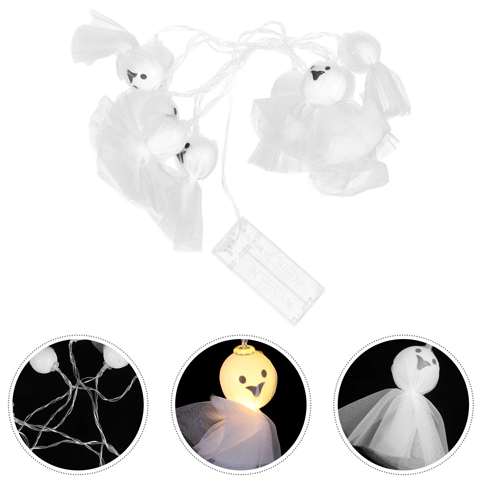 20M Ghost Shaped String Lights Halloween Decorations For Party Outdoor Indoor Garden Wall Tree Halloween String Light Decor
20M Ghost Shaped String Lights Halloween Decorations For Party Outdoor Indoor Garden Wall Tree Halloween String Light Decor