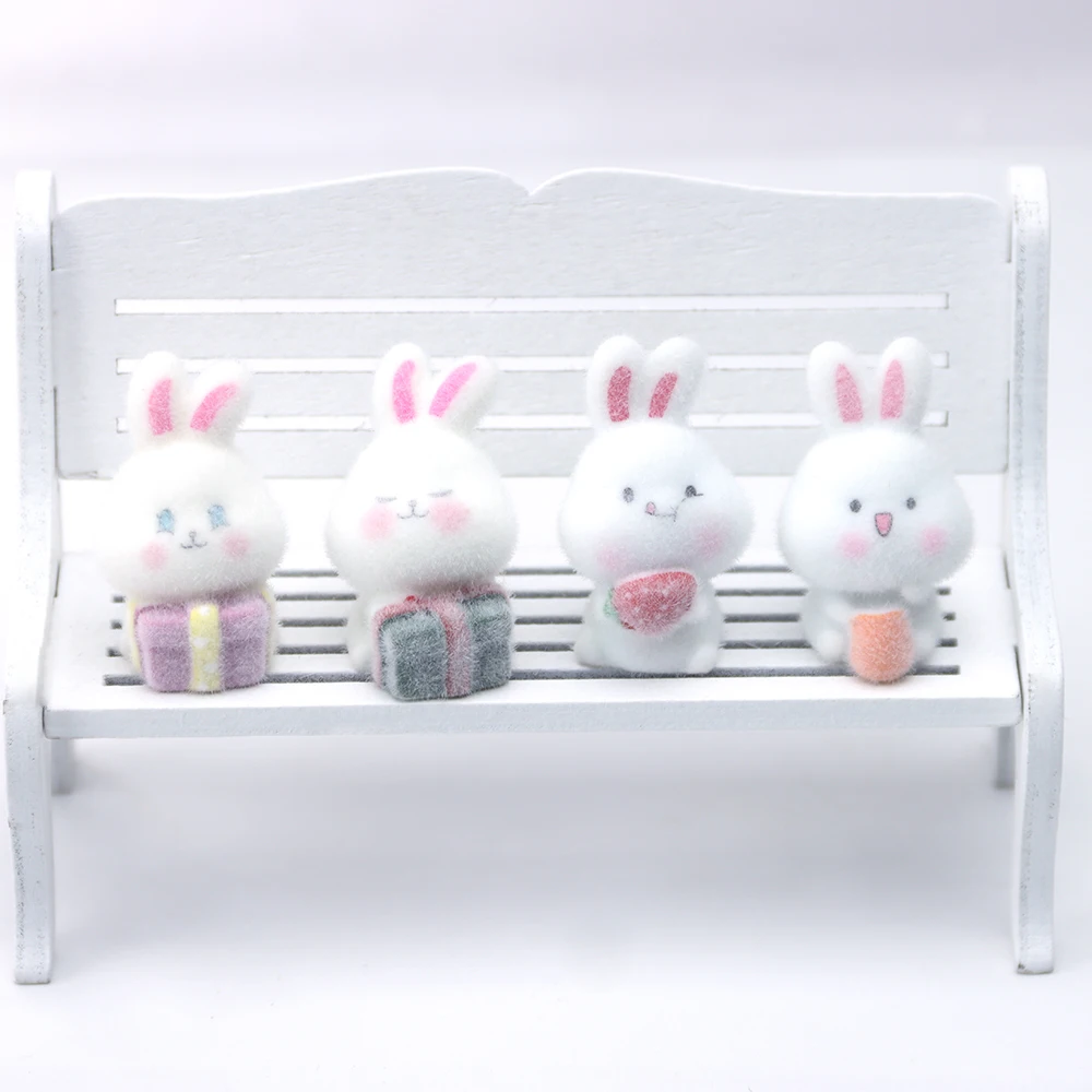 20pcs 3D Flocking Resin Rabbit Charms Cartoon Cute Pendant for Necklaces Keychains Earrings DIY Jewelry Accessories Adornment
20pcs 3D Flocking Resin Rabbit Charms Cartoon Cute Pendant for Necklaces Keychains Earrings DIY Jewelry Accessories Adornment