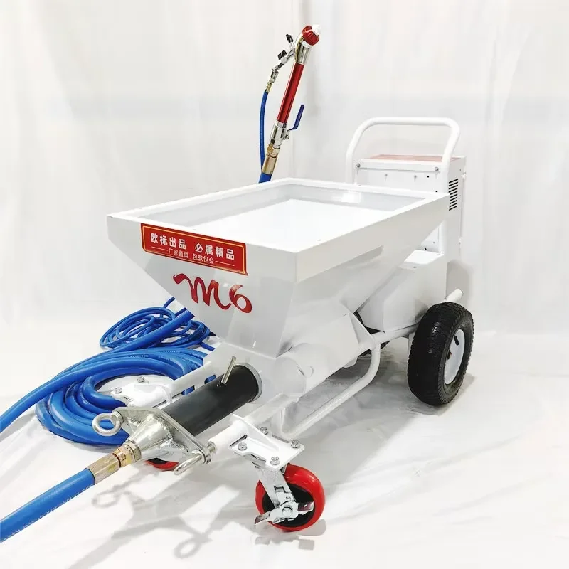 Crusher M6 High-Speed PLC-Controlled 3kw Electric Wall Mortar Concrete Spray Machine Engine Motor 125L Hopper 50m
Crusher M6 High-Speed PLC-Controlled 3kw Electric Wall Mortar Concrete Spray Machine Engine Motor 125L Hopper 50m