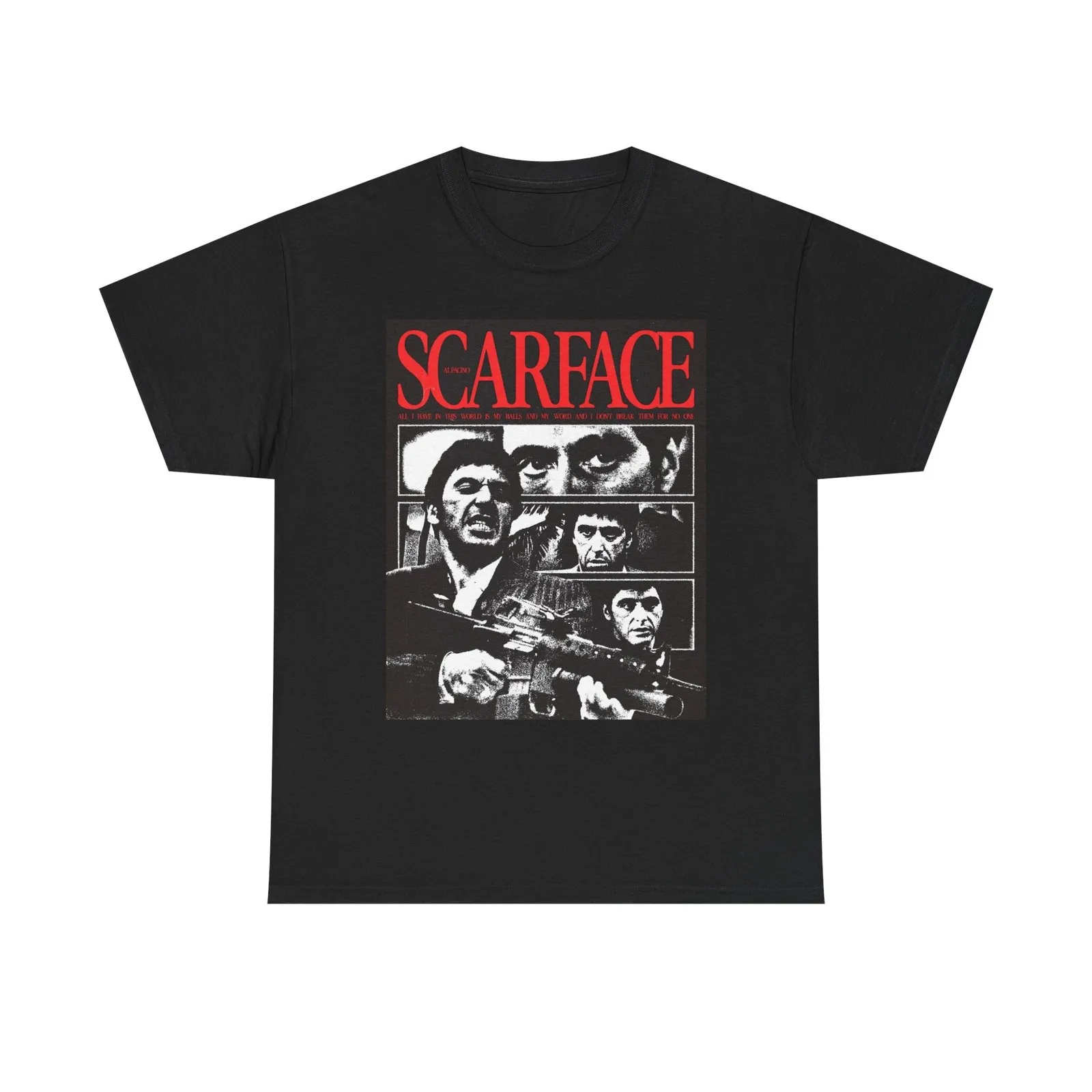 Scarface Graphic T Shirt Vintage Miami Movie Unisex Heavy Cotton Tee
Scarface Graphic T Shirt Vintage Miami Movie Unisex Heavy Cotton Tee