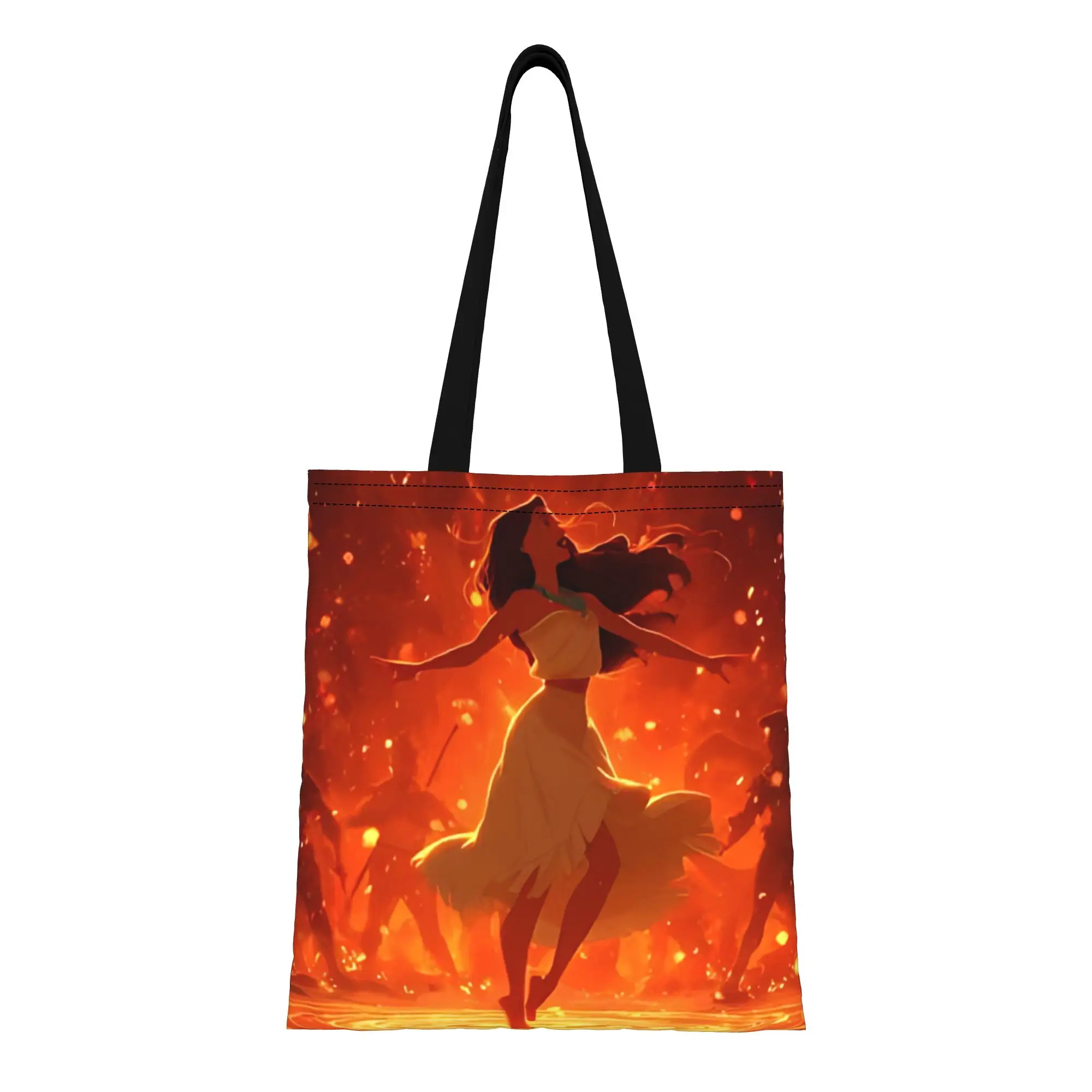 1PC first day of school Large Capacity Disney animation Pocahontas Princess in fall Canvas Tote Bag Foldable Chic Pattern Gifts
1PC first day of school Large Capacity Disney animation Pocahontas Princess in fall Canvas Tote Bag Foldable Chic Pattern Gifts