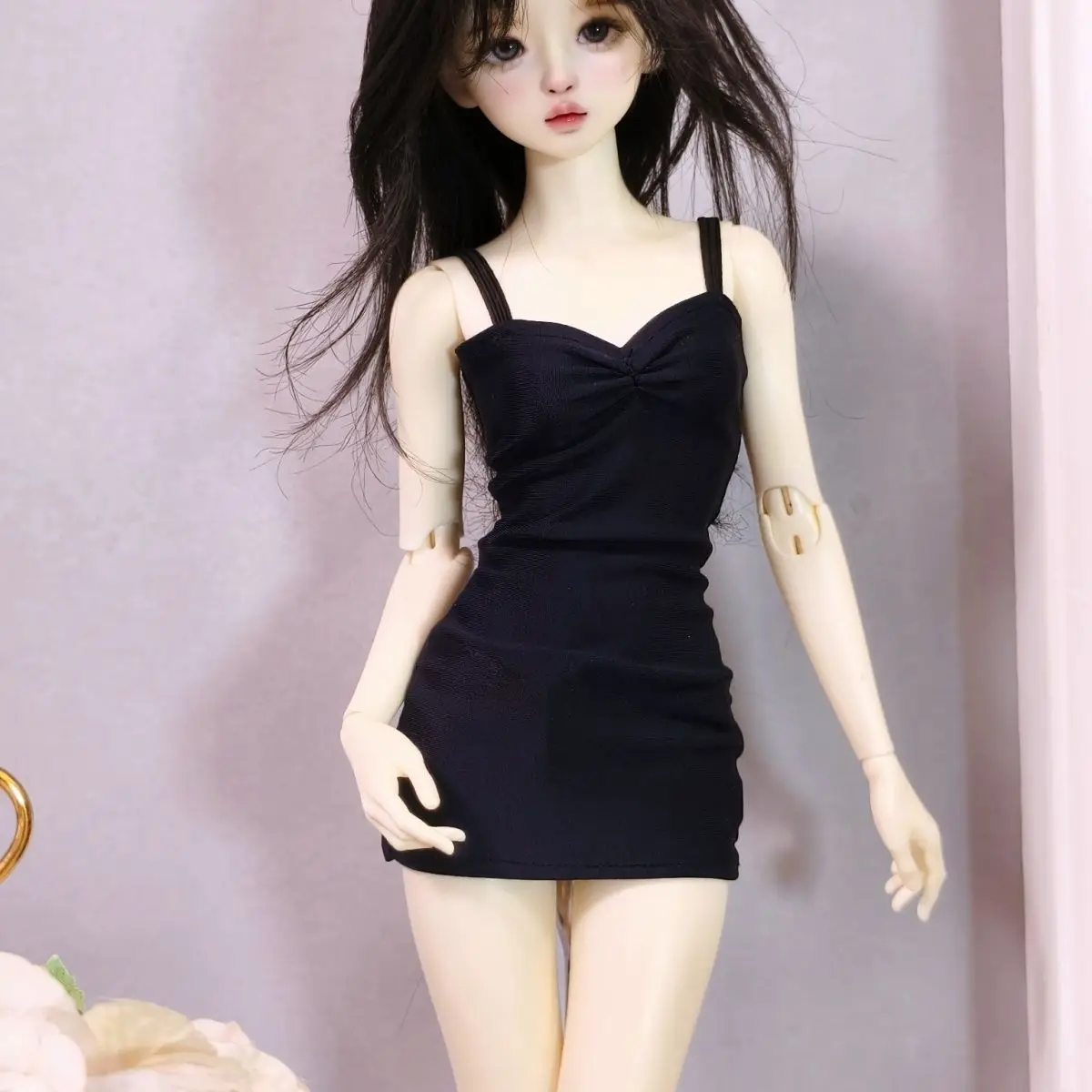 (Customized) 1/4 1/3 Doll's Clothes for 45/60cm Bjd Doll Camisole Dress, Double Shoulder Short Skirt Doll Accessories, No Doll
(Customized) 1/4 1/3 Doll's Clothes for 45/60cm Bjd Doll Camisole Dress, Double Shoulder Short Skirt Doll Accessories, No Doll