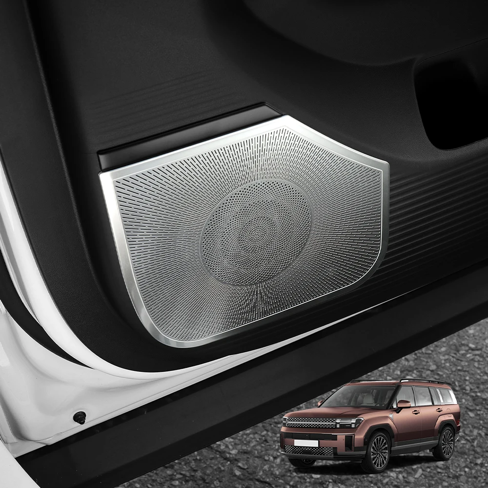 For Hyundai Santa Fe MX5 2024 2025 Stainless Steel Silver Auto Speaker Cover Car Subwoofer Grille Net Accessories LHD
For Hyundai Santa Fe MX5 2024 2025 Stainless Steel Silver Auto Speaker Cover Car Subwoofer Grille Net Accessories LHD