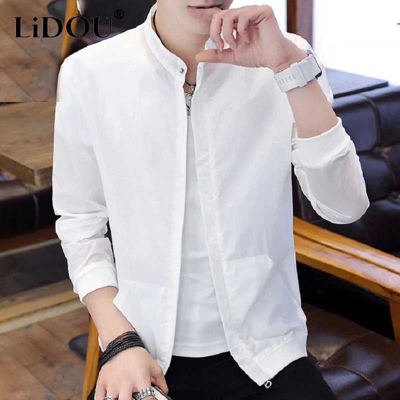 Spring Autumn New Korean Fashion Casual Simple Blouse Man Long Sleeve Solid Slim Streetwear Clothes Polyester Chic Gentmen Shirt
Spring Autumn New Korean Fashion Casual Simple Blouse Man Long Sleeve Solid Slim Streetwear Clothes Polyester Chic Gentmen Shirt