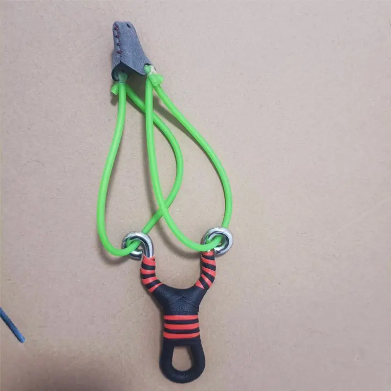 Outdoor Portable EDC Creative Shotgun, Leather Pocket, Slingshot, Rubber Band, Thickened and Extended Rubber Rope Launcher Tool
Outdoor Portable EDC Creative Shotgun, Leather Pocket, Slingshot, Rubber Band, Thickened and Extended Rubber Rope Launcher Tool