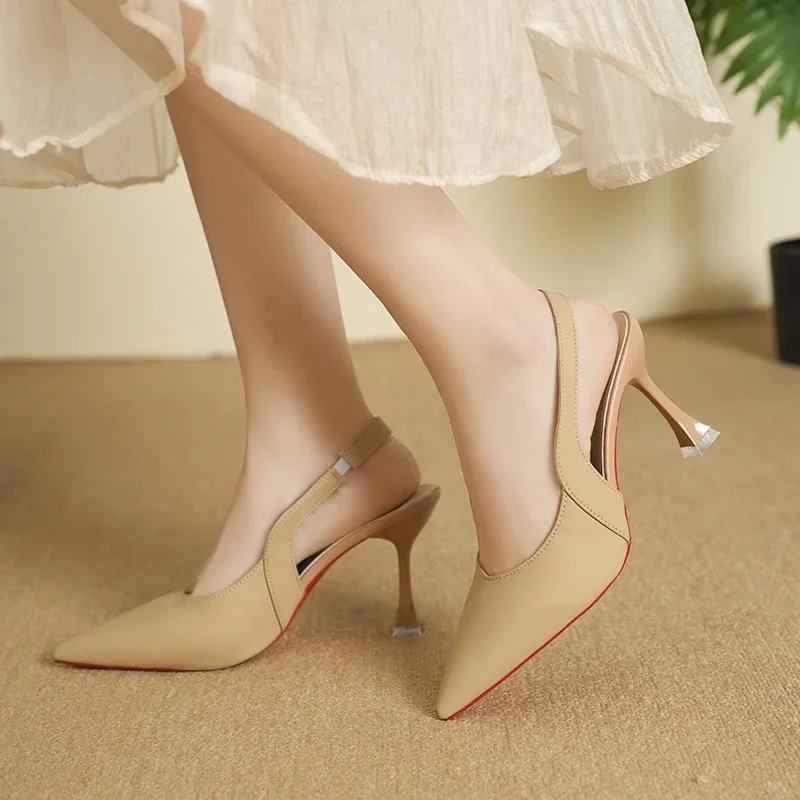 2025 New Summer Slip-on Women's High Heels Sexy Slingbacks Office and Career Fashion Best Seller Closed Toe Sandalszapatos Mujer
2025 New Summer Slip-on Women's High Heels Sexy Slingbacks Office and Career Fashion Best Seller Closed Toe Sandalszapatos Mujer