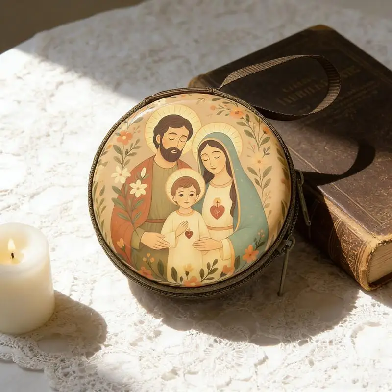 Prayer Rosary Storage Bag Iron Artwork Zippered Religious ArticlesHot Sale
Prayer Rosary Storage Bag Iron Artwork Zippered Religious ArticlesHot Sale