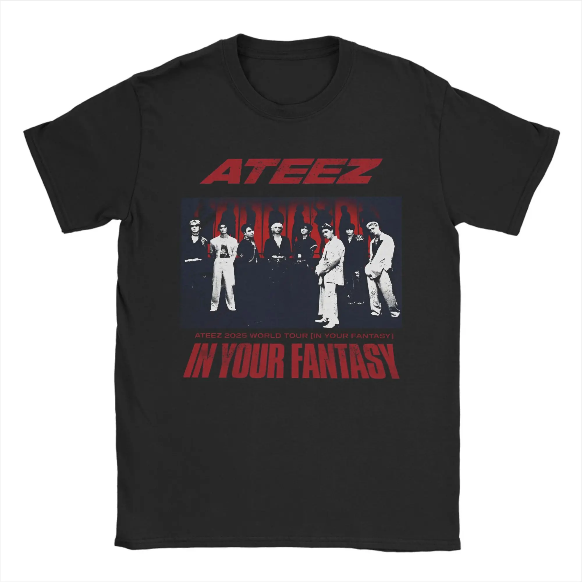 Harajuku T Shirt Beach Kpop Ateez Band Trending T Shirts Pure Cotton Tshirt for Man Y2K Fun Design Short Sleeve Top Tees
Harajuku T Shirt Beach Kpop Ateez Band Trending T Shirts Pure Cotton Tshirt for Man Y2K Fun Design Short Sleeve Top Tees