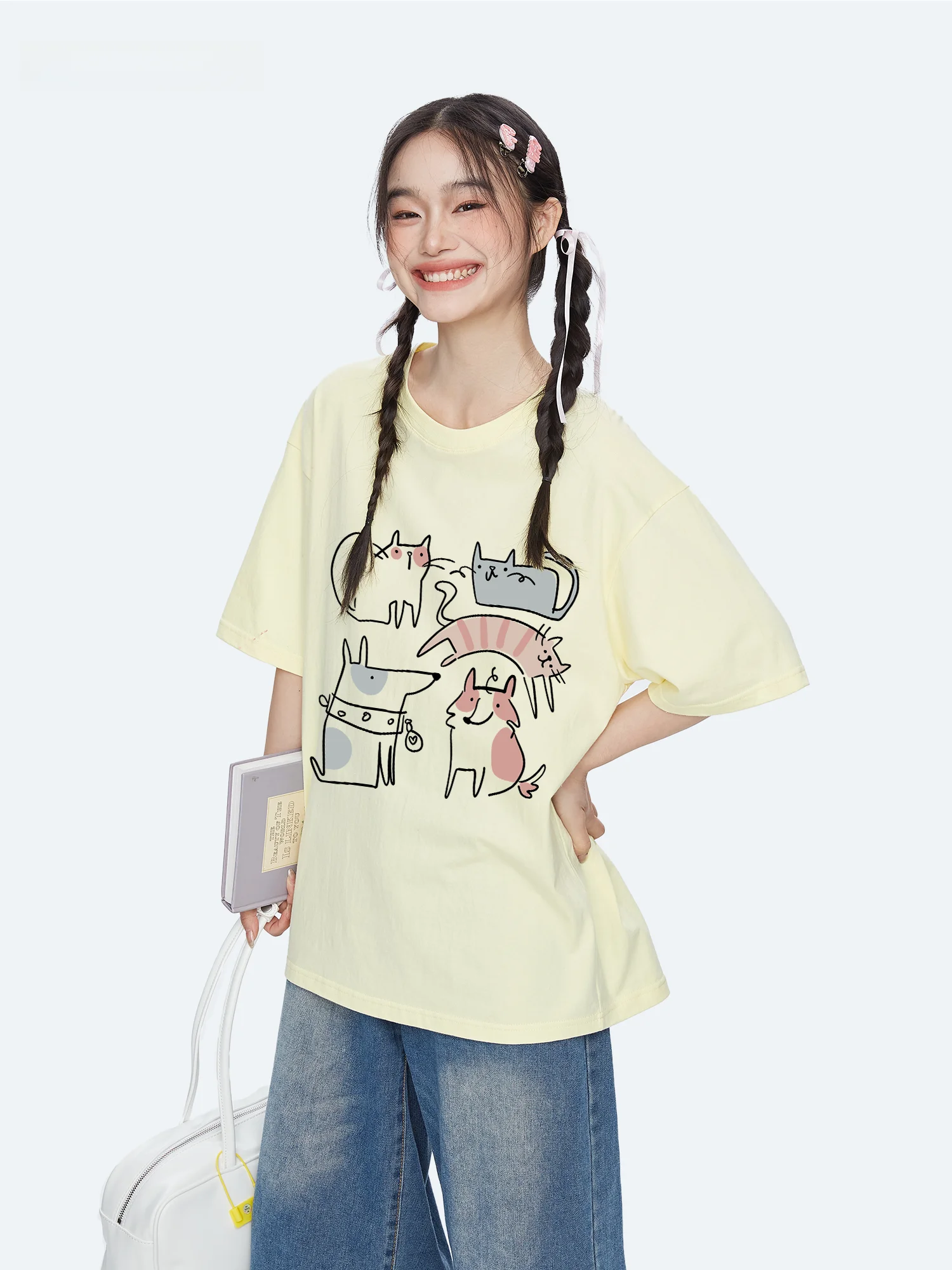 Capricorn American Style Pure Cotton Short Sleeve T-Shirt Women's Summer New Fashion Brand Inner Wear Half Sleeve Top
Capricorn American Style Pure Cotton Short Sleeve T-Shirt Women's Summer New Fashion Brand Inner Wear Half Sleeve Top