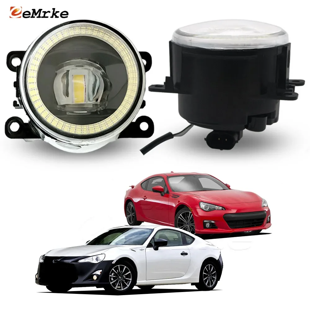 Пара светодиодных противотуманных фар с линзами Angel Eyes DRL для Subaru BRZ Toyota 86 Scion FR-S 2013 2014 2015 2016 Автомобильные дневные ходовые огни PTF 
Пара светодиодных противотуманных фар с линзами Angel Eyes DRL для Subaru BRZ Toyota 86 Scion FR-S 2013 2014 2015 2016 Автомобильные дневные ходовые огни PTF