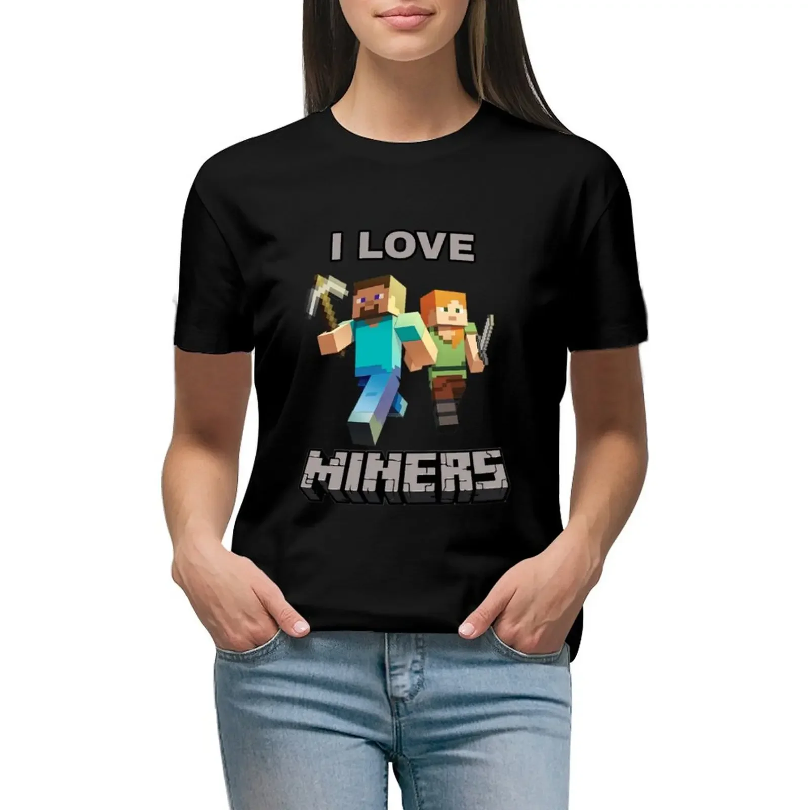 I love miners T-Shirt quick-drying summer clothes funnys summer tops t-shirts for Women loose fit
I love miners T-Shirt quick-drying summer clothes funnys summer tops t-shirts for Women loose fit