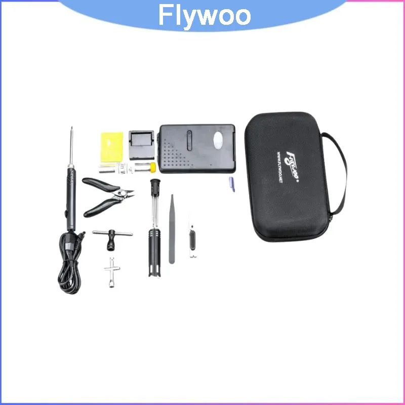 Flywoo FPV Tool Kit All-in-One Repair Set with Soldering Iron Multimeter Storage Bag for RC Drone DIY Maintenance
Flywoo FPV Tool Kit All-in-One Repair Set with Soldering Iron Multimeter Storage Bag for RC Drone DIY Maintenance