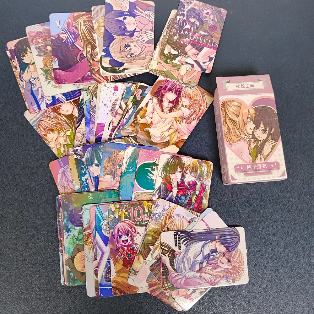 55 Pc/set Yuzu and Mei citrus Lomo Card Album Characters Photocard Collection
55 Pc/set Yuzu and Mei citrus Lomo Card Album Characters Photocard Collection